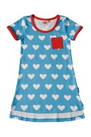 Vorschau: Moromini Kurzarm Kleid Blue Hearts Vorschau: Moromini Kurzarm Kleid Blue Hearts