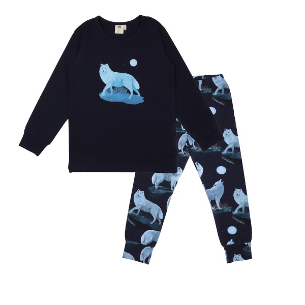 Walkiddy Pyjama Set lang Singing Wolfs