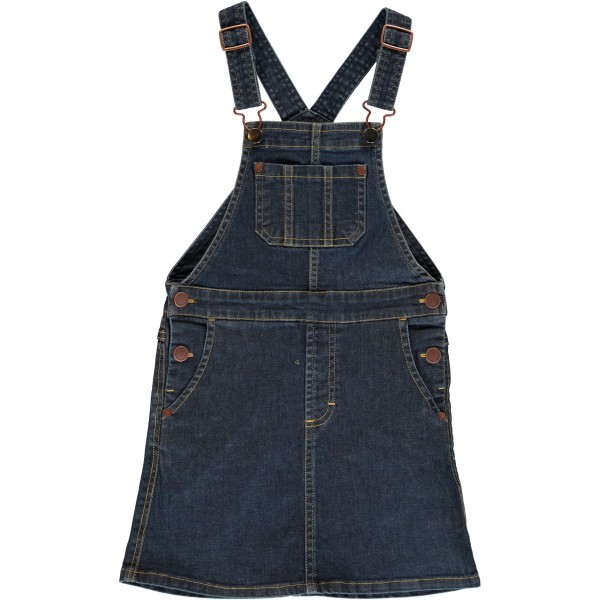 maxomorra Latzkleid Pinafore Dress Denim MEDIUM DARK WASH