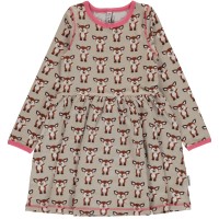 maxomorra Langarm Drehkleid FAWN maxomorra Langarm Drehkleid FAWN