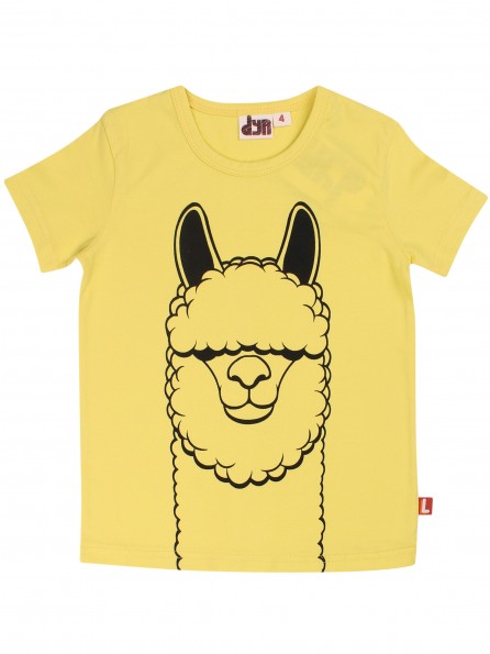 DYR Kurzarm Shirt LAMA Gelb