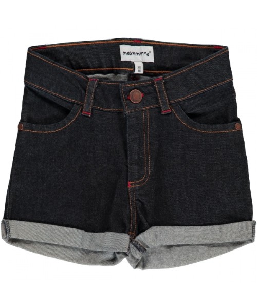 maxomorra Short Denim DARK BLUE WASHED