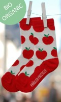 Fräulein Prusselise Socken Apfel rot BIO Fräulein Prusselise Socken Apfel rot BIO