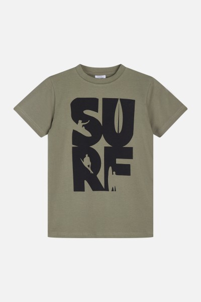 Hust & Claire Alwin Kurzarm Shirt Khaki SURF