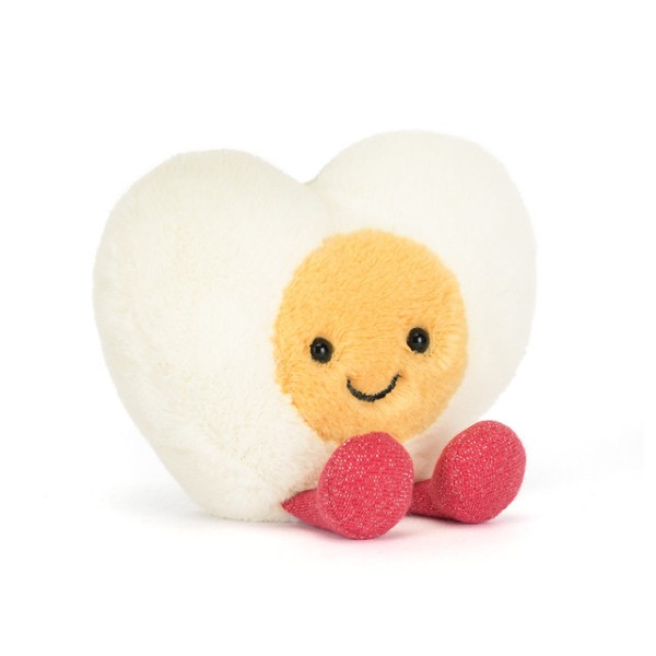 Jellycat Amuseables Heart Boiled Egg 12cm