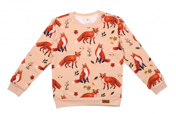 Walkiddy Sweatshirt Red Foxes