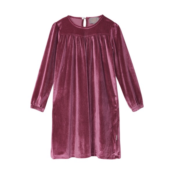 Creamie Velour Kleid Red Violet