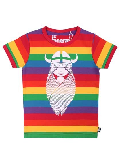 Danefae Kurzarm Shirt ARC FREJA Rainbow