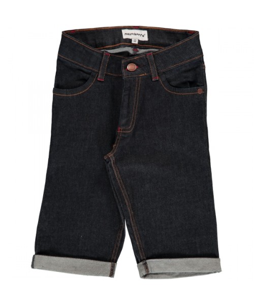 maxomorra Short knielang Denim DARK BLUE WASHED