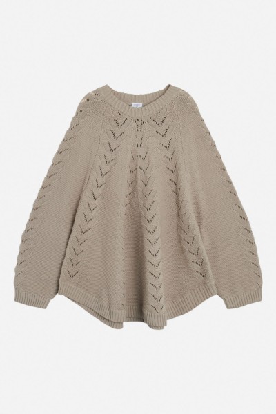 Hust & Claire Puk Poncho Sandstorm