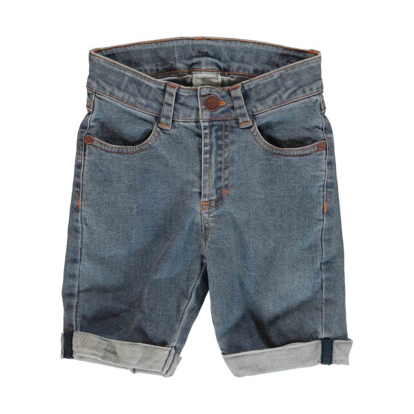 maxomorra Short Denim MEDIUM LIGHT WASH