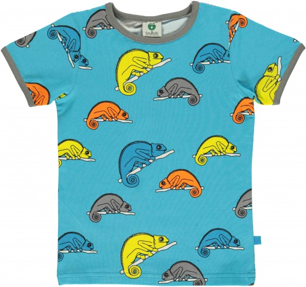 smafolk Kurzarm Shirt Chamäleon
