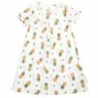 Katvig Kurzarm Kleid Ananas Merinowolle Katvig Kurzarm Kleid Ananas Merinowolle