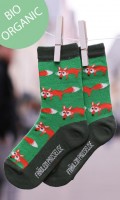 Fräulein Prusselise Socken Fuchs grün BIO Fräulein Prusselise Socken Fuchs grün BIO