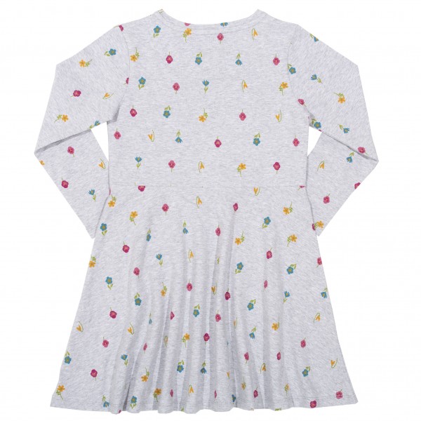 KITE Little Flora Langarm skater dress grau