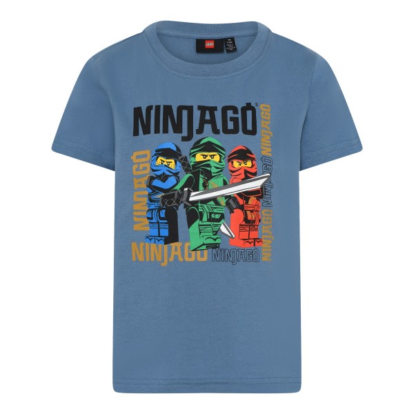 LEGO Ninjago Kurzarm Shirt LWTAYLOR 331 blau