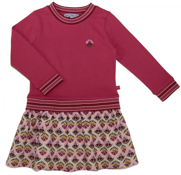 Enfant Terrible Langarm Sweatkleid mit Flanellpatch rose