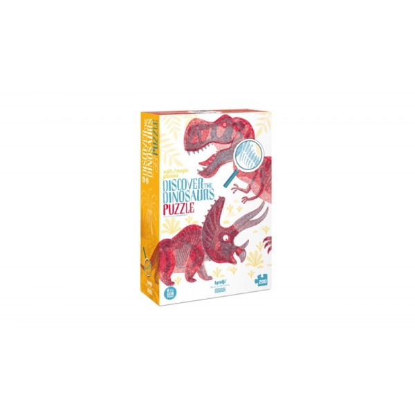 londji Puzzle - Discover the Dinosaurs (200 Teile)