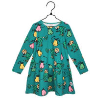 Martinex Pippi Langarm Kleid Nilsson grün Martinex Pippi Langarm Kleid Nilsson grün