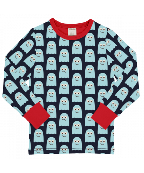 maxomorra Langarm Shirt SPOOKY GHOST