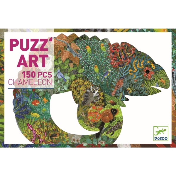 Djeco Puzz'Art Puzzle Chamäleon - 150 Teile