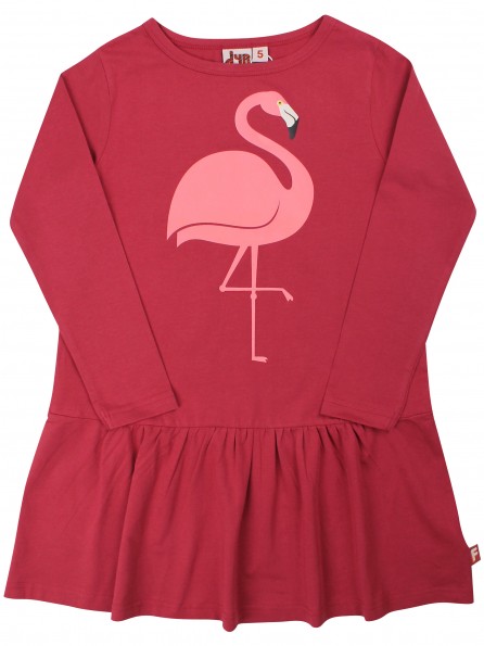 DYR Zanzi Dress Langarm FLAMINGO rot