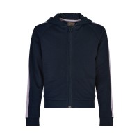 Creamie Cardigan Sweat Stripe Total Eclipse Creamie Cardigan Sweat Stripe Total Eclipse