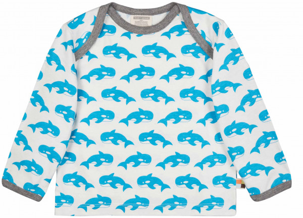 Loud + Proud Langarm Shirt Wale aqua