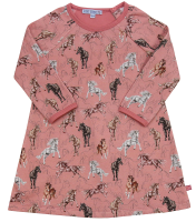 Enfant Terrible Sweatkleid Pferdedruck dark rosé Enfant Terrible Sweatkleid Pferdedruck dark rosé