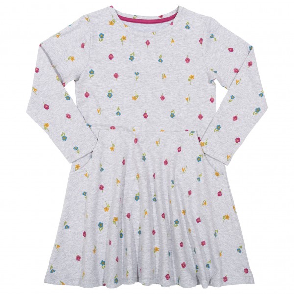 KITE Little Flora Langarm skater dress grau