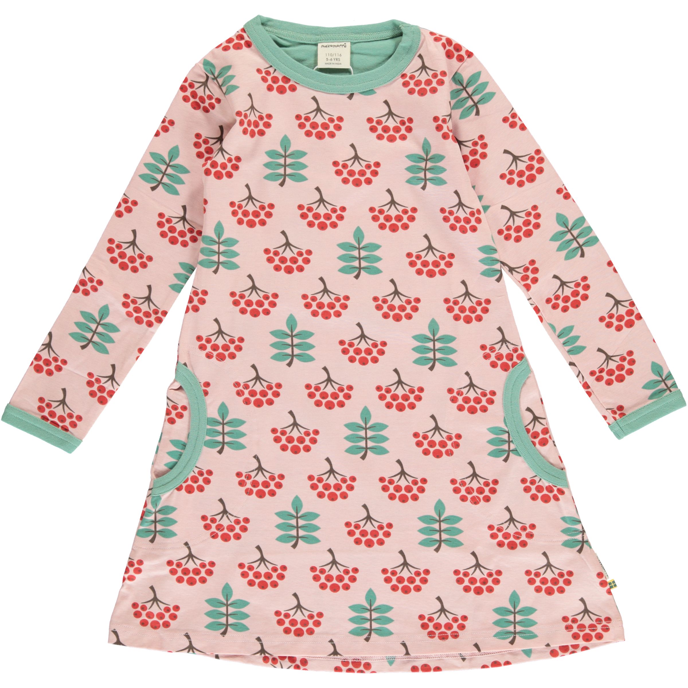 maxomorra Velours Kleid gr/ün