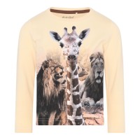 Minymo Langarm Shirt Giraffe Löwe Minymo Langarm Shirt Giraffe Löwe