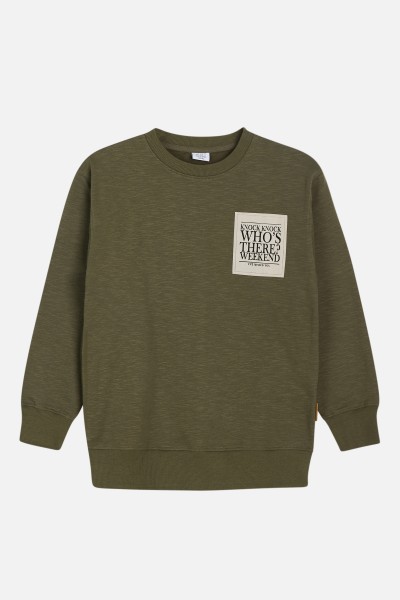 Hust & Claire Sahn Sweatshirt Olive Leaf