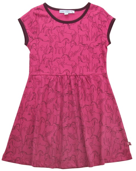 Enfant Terrible Jerseykleid Pferdedruck berry