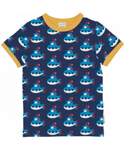 maxomorra Kurzarm Shirt SUBMARINE