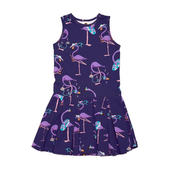 Mullido ärmelloses Kleid Flamingo lila