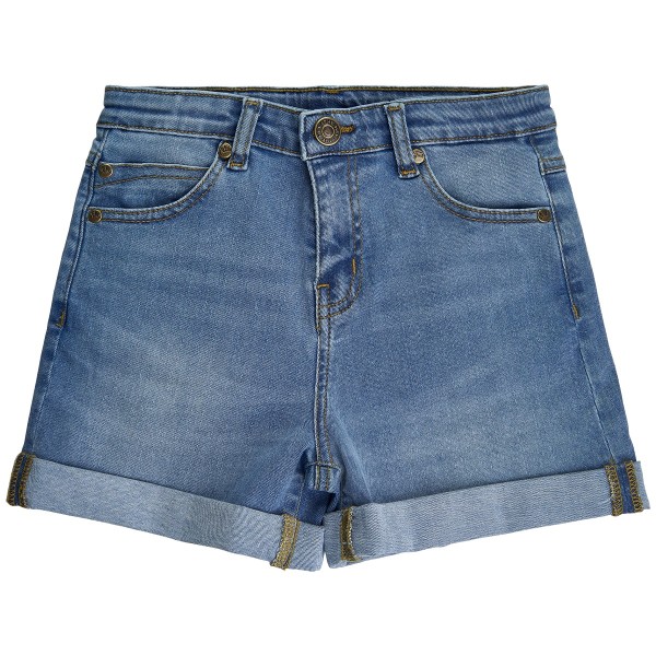 THE NEW TNBASTA Jeans Short LIGHT BLUE WASHED
