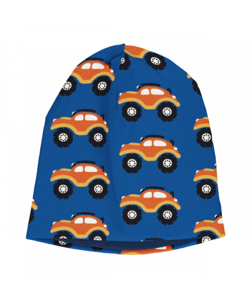 maxomorra Beanie Mütze Velour NORDIC CAR