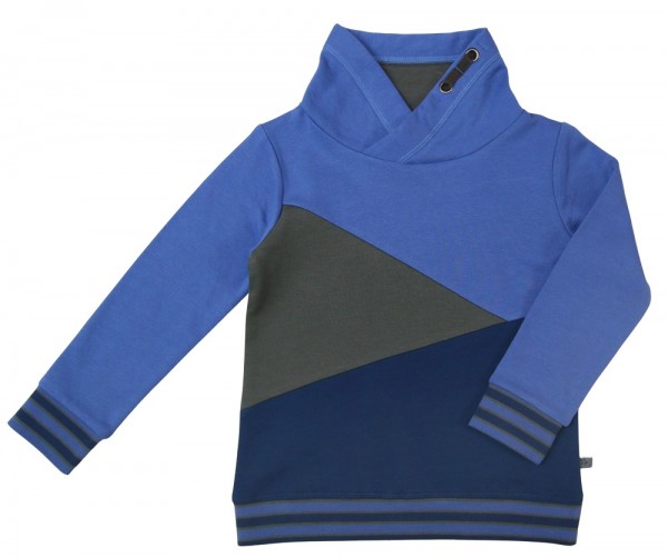 Enfant Terrible Sweatshirt mit Colourblocking blau