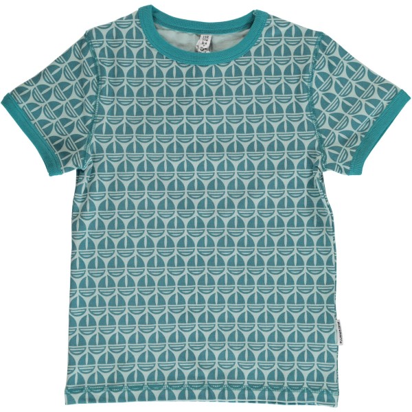 maxomorra Kurzarm Shirt SAIL BOAT Segelboot