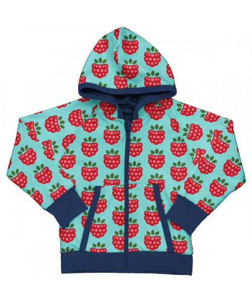 maxomorra Wende Kapuzenjacke RASPBERRY