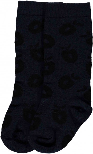 smafolk Kniestrümpfe Äpfel Medieval Blue
