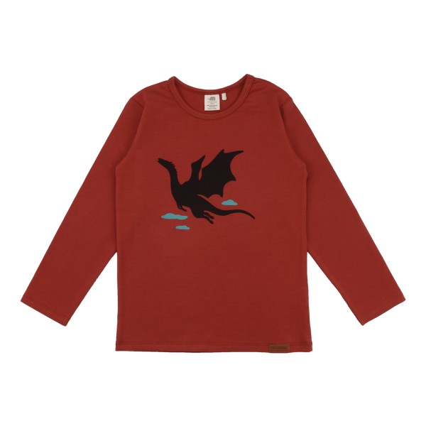 Walkiddy Langarm Shirt Castleland Frontprint Drache