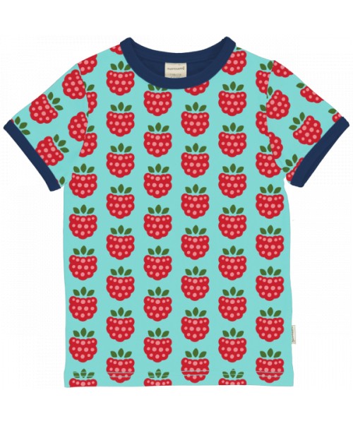 maxomorra Kurzarm Shirt RASPBERRY