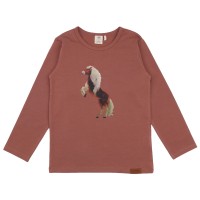 Walkiddy Langarm Shirt Joyful Horses Frontprint Walkiddy Langarm Shirt Joyful Horses Frontprint