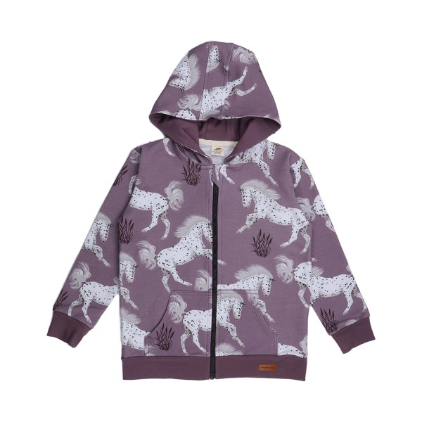 Walkiddy Kapuzen Sweatjacke Schimmel Horses