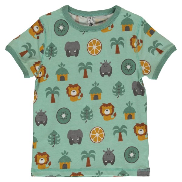 maxomorra Kurzarm Shirt JUNGLE