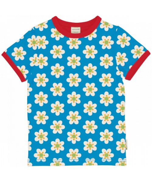 maxomorra Kurzarm Shirt ANEMONE