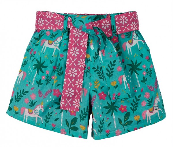 Frugi Seren Wendeshort Aqua Indian Horse