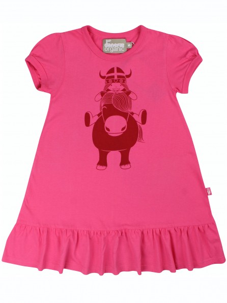 Danefae Vesterbro Dress Pow Pink PONY FREJA - ORGANIC